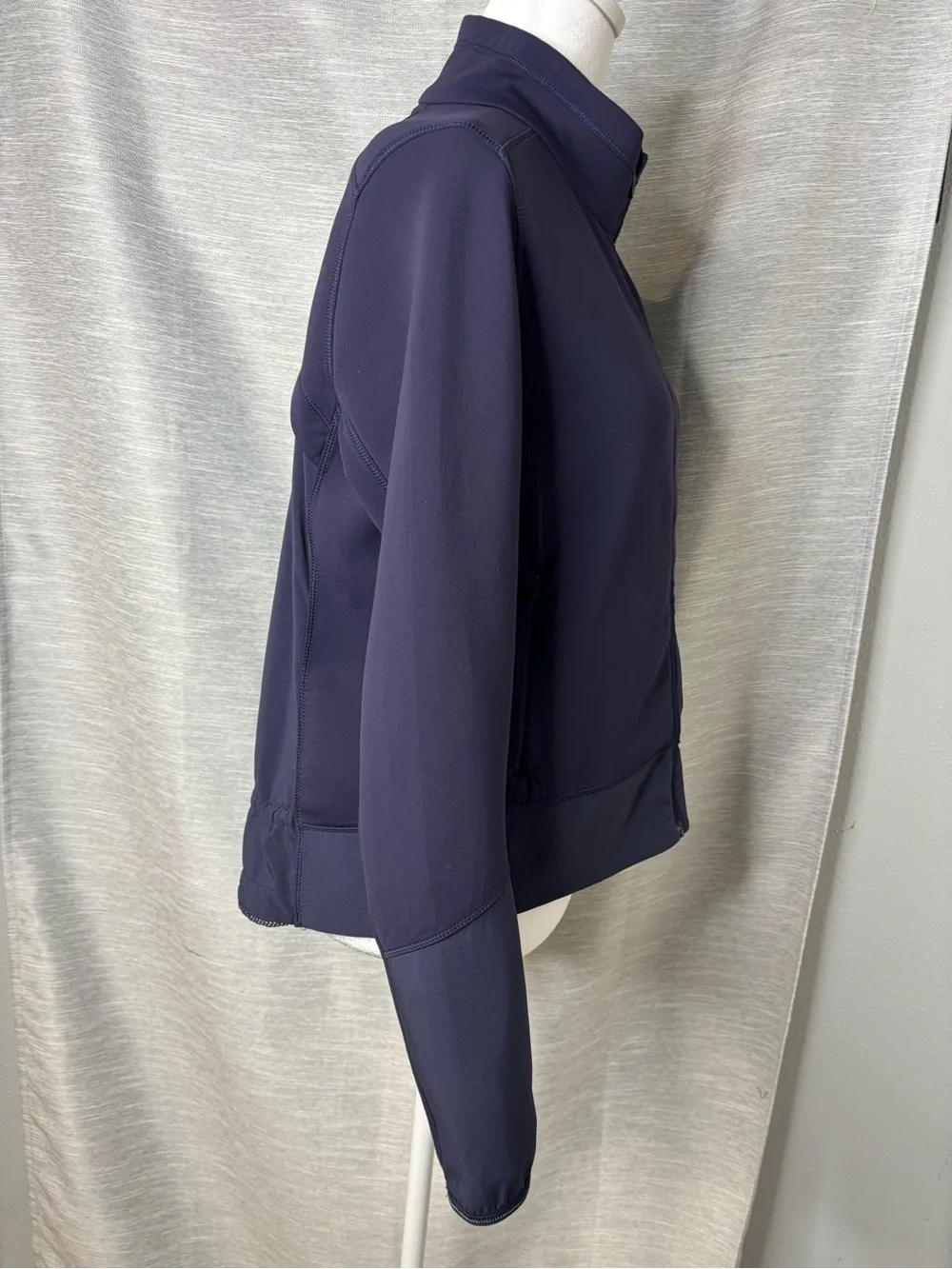 lululemon athletica blue Zip-Up Bomber Jacket